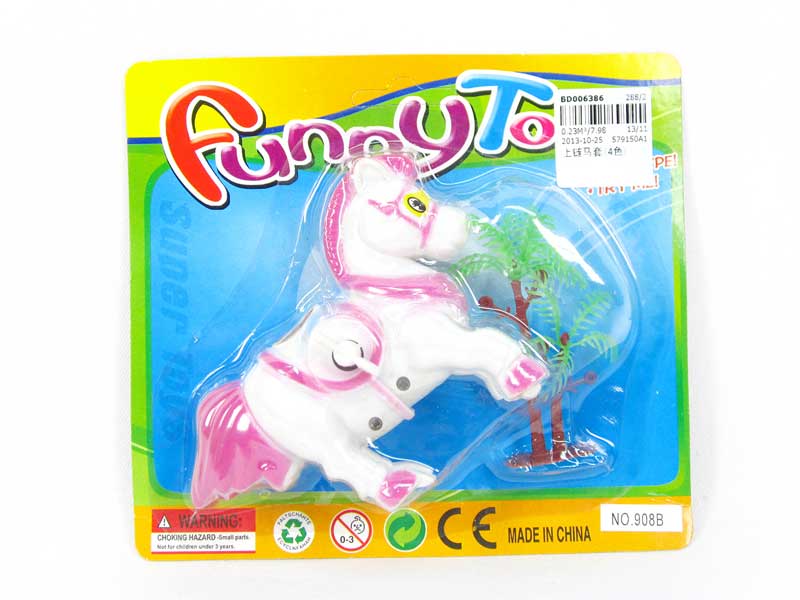 Wind-up Horse Set(4C) toys