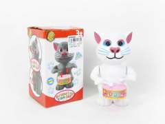 Wind-up Play The Drum Cat(2C)