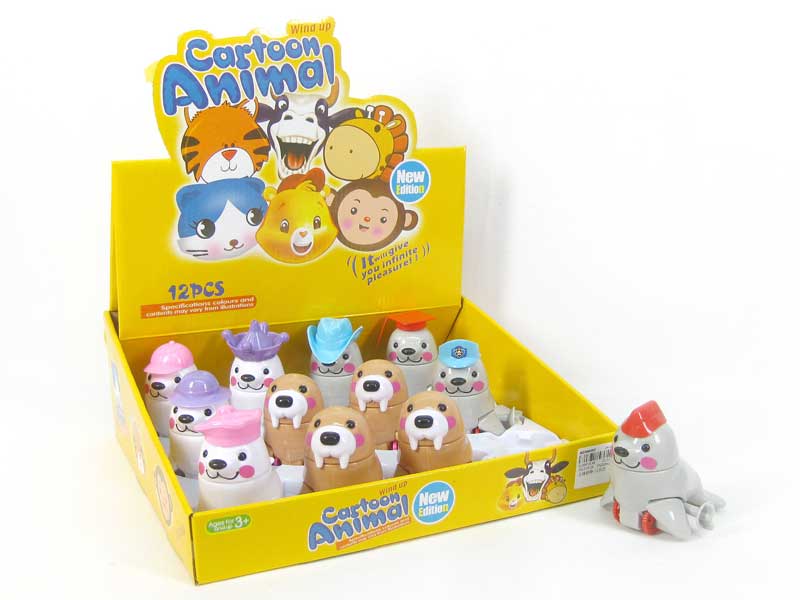 Wind-up Animal(12in1) toys