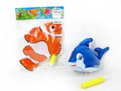 Wind-up Fish & Dolphin(2S2C)