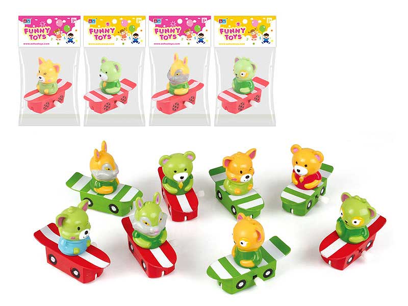 Wind-up Animal Car(4S) toys