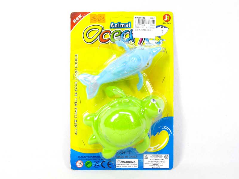 Wind-up Swimming Animal(2in1) toys
