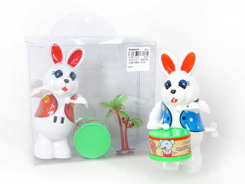 Wind-up Play The Drum Rabbit(2in1) toys