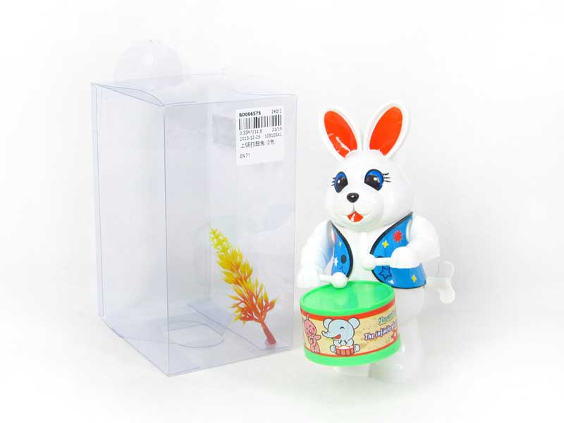 Wind-up Play The Drum Rabbit(2C) toys