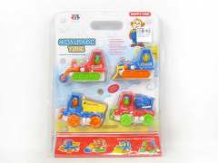 Wind-up Construction Car(4in1)
