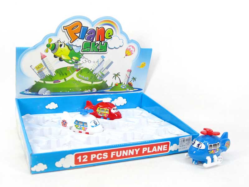 Wind-up Airplane(12in1) toys