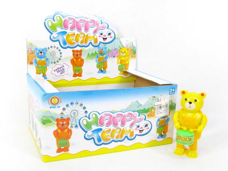 Wind-up Play The Drum Bear(12in1) toys