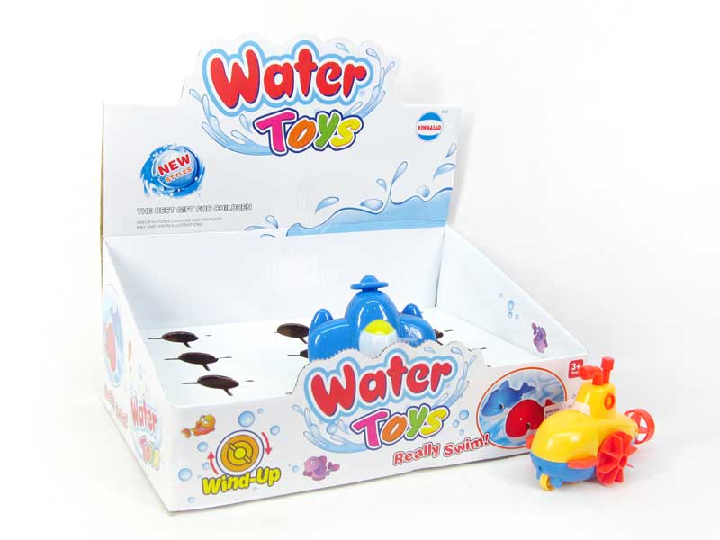 Wind-up Swimming Plane & Submarine（12in1） toys
