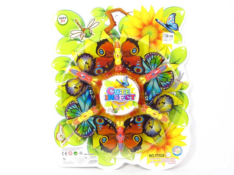 Wind-up Butterfly(6in1) toys