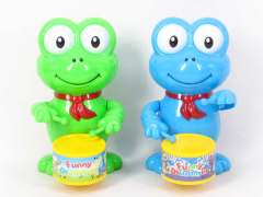 Wind-up Play The Drum Frog(2C)