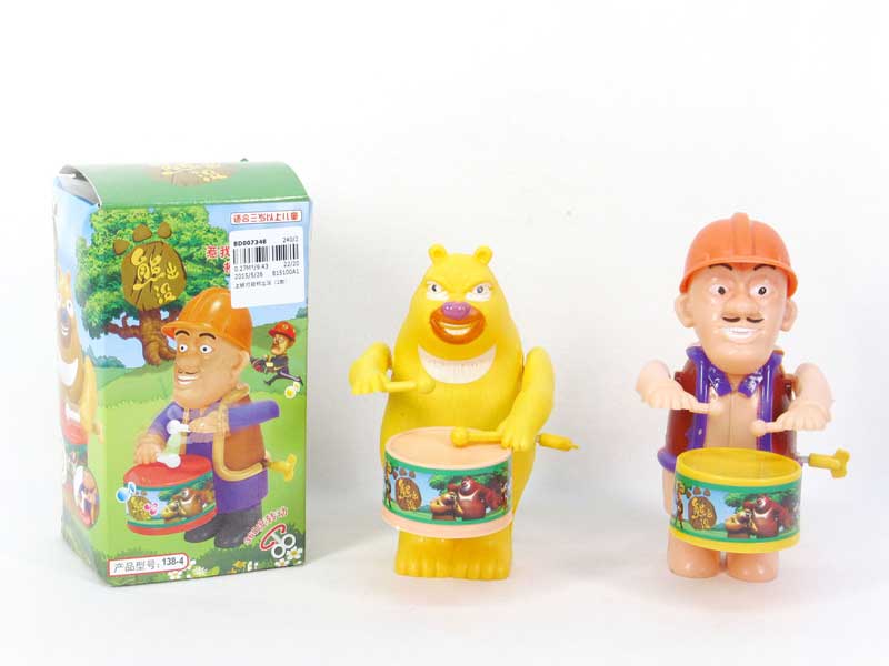 Wind-up Play The Drum Toys(2S) toys