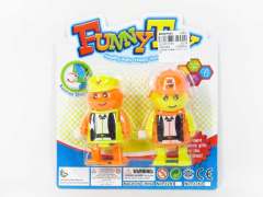 Wind-up Police Man & Fire Protection Man(2in1)