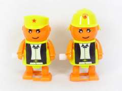 Wind-up Police Man & Fire Protection Man(2S)
