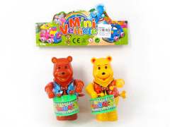 Wind-up Play The Drum Bear(2in1)
