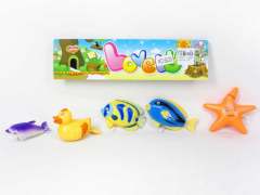 Wind-up Swimming Animal(5in1)