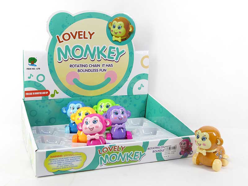 Wind-up Monkey(12in1) toys