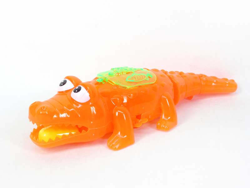 Wind-up Crocodile W/L(3C) toys