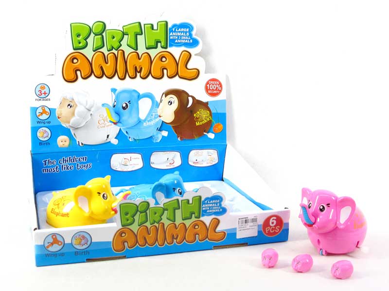 Wind-up Elephant(6pcs) toys