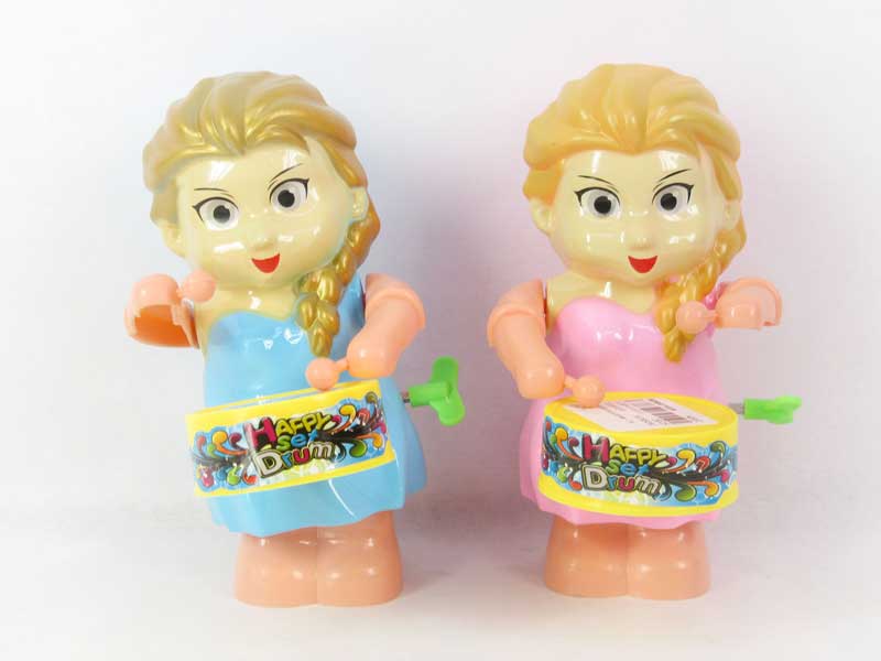 Wind-up Play The Drum Doll(2C) toys