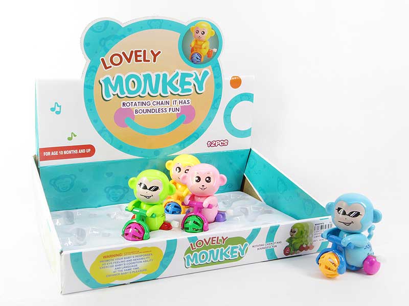 Wind-up Monkey（12in1） toys