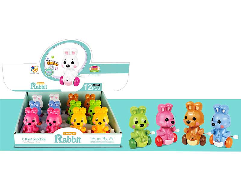 Wind-up Rabbit(12pcs) toys