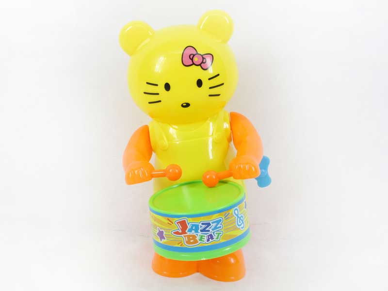 Wind-up Play The Drum KT Cat toys