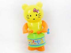 Wind-up Play The Drum KT Cat