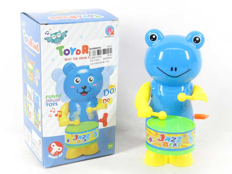 Wind-up Play The Drum Frog toys