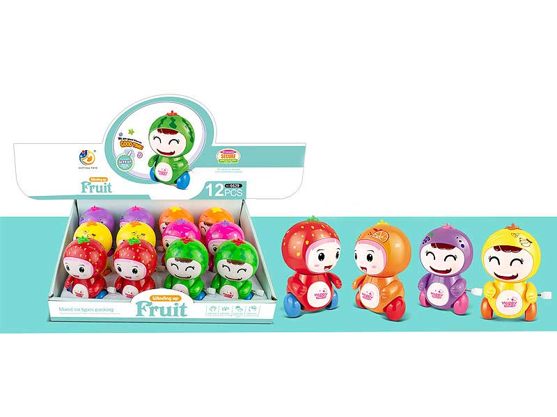 Wind-up Fruit（12in1） toys