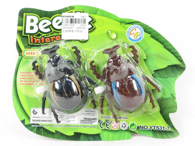 Wind-up Beetle(2in1) toys
