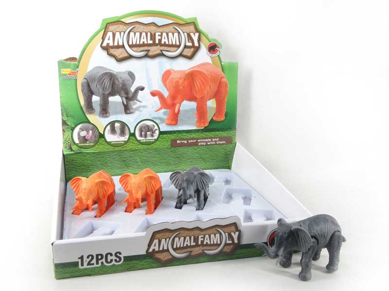 Wind-up Elephant（12in1） toys