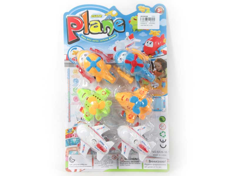 Wind-up Airplane(6in1) toys