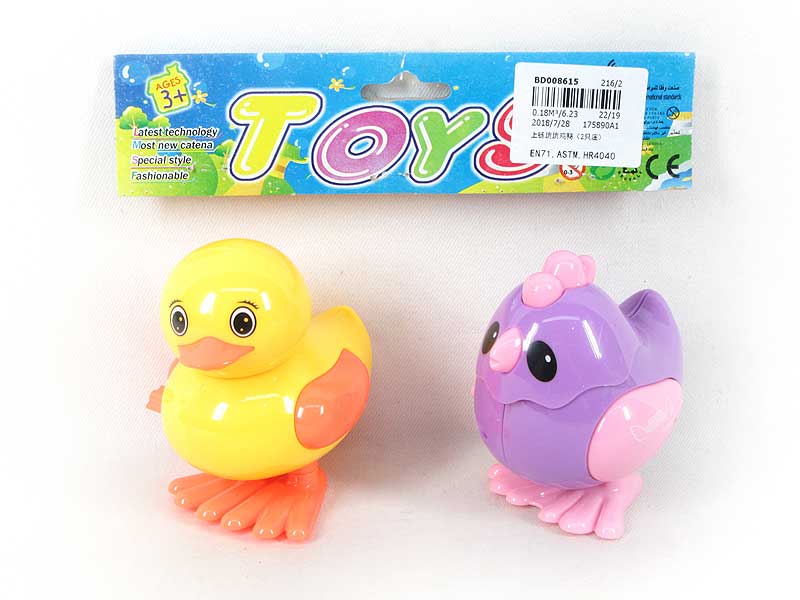 Wind-up Chicken & Duck（2in1） toys