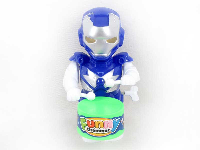 Wind-up Play The Drum Super Man(2C) toys