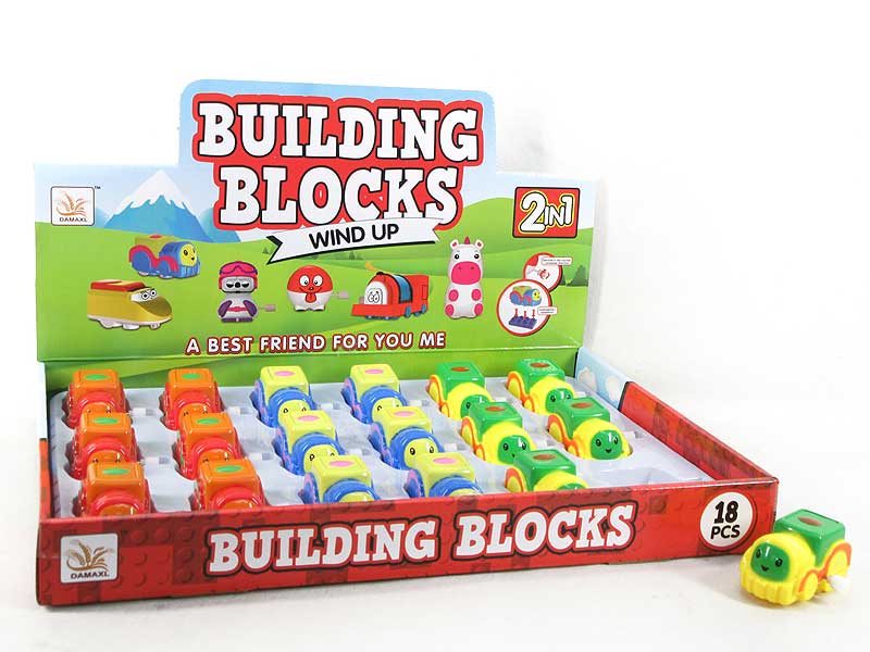 Wind-up Block Train(18in1) toys