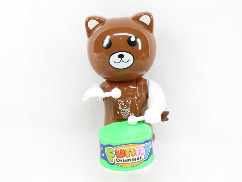 Wind-up Drum Bear toys