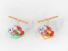 Wind-up Helicopter(2C)