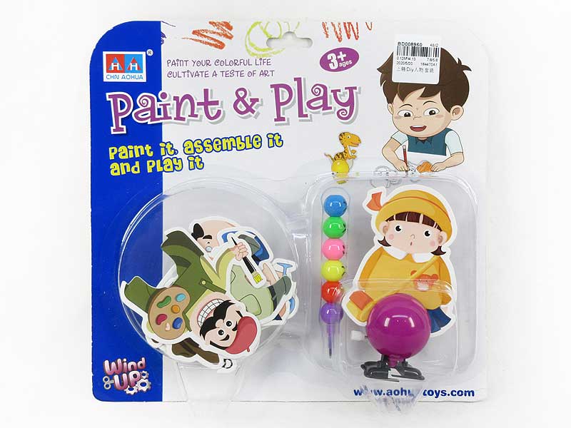 Wind-up Diy Character Set toys