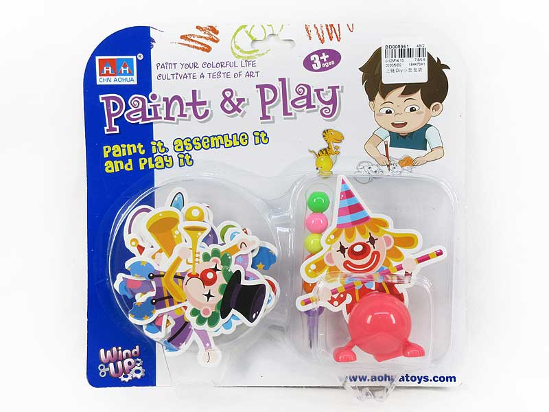 Wind-up Diy Clown Set toys