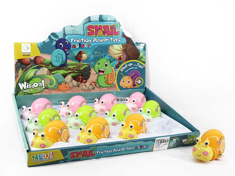 Wind-up Snail(12in1) toys