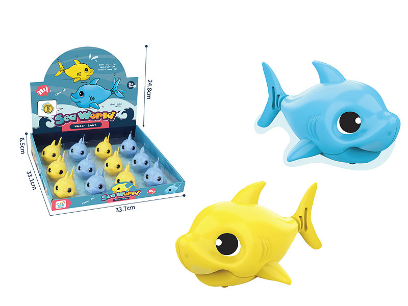 Wind-up Swimming Shark(12in1) toys