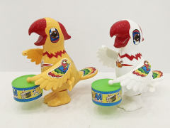 Wind-up Playing Drum Parrot(2C)