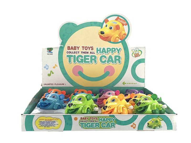 Wind-up Tiger Car(12in1) toys
