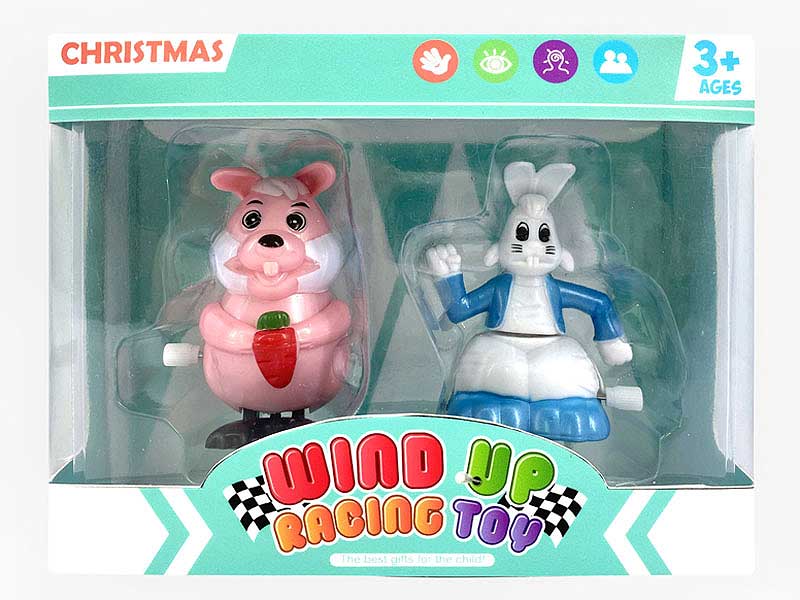 Wind-up Rabbit(2in1) toys