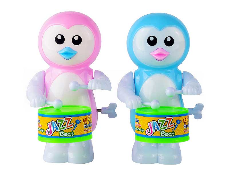 Wind-up Sway Drum Penguin(2C) toys