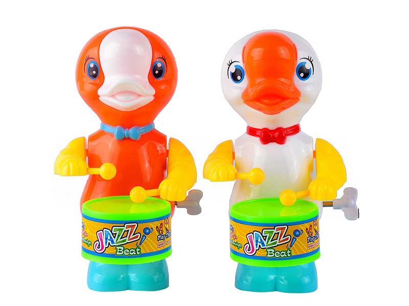 Wind-up Sway Drum Goose(2C) toys