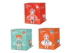 Wind-up Swimming Circle Girl toys
