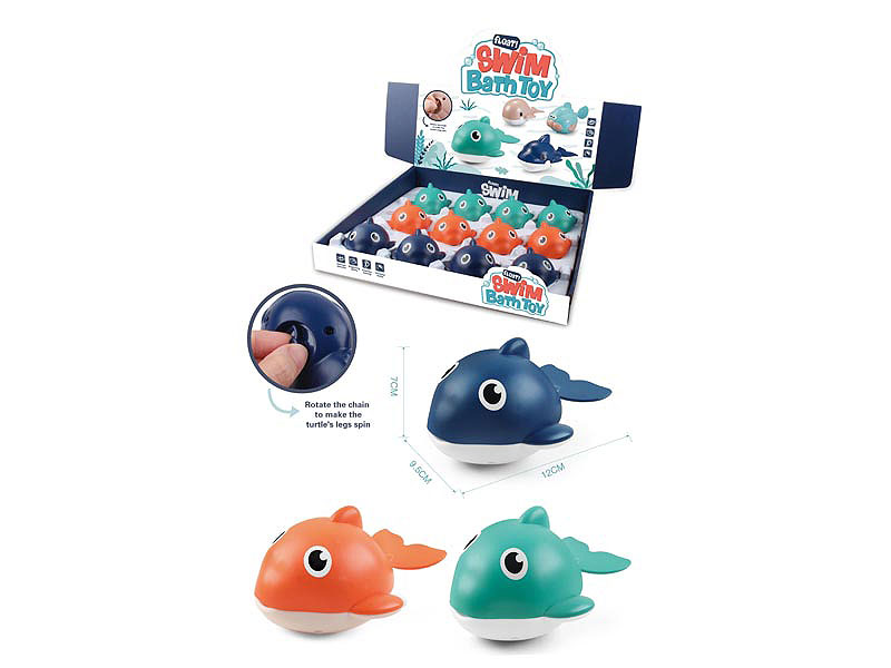 Wind-up Swimming Dolphin(12in1) toys