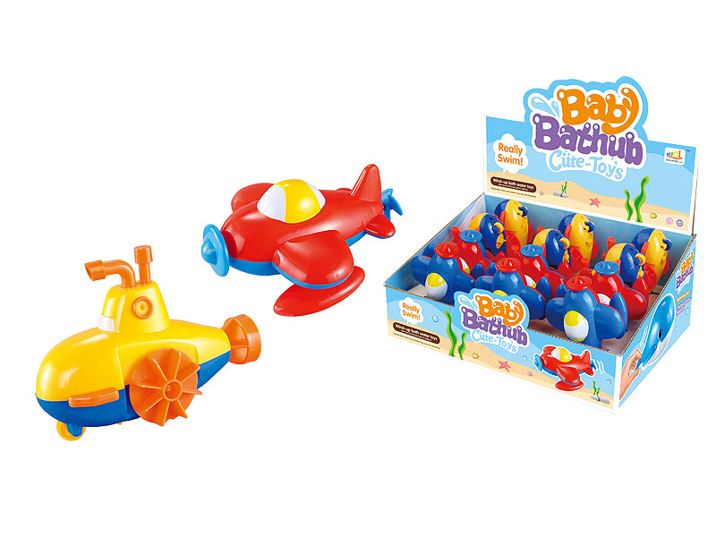 Wind-up Plane/Submarine(12in1) toys