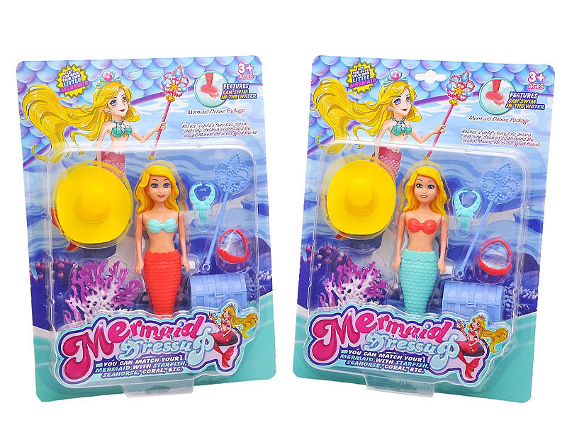 Wind-up Swimming Mermaid Set(2C) toys